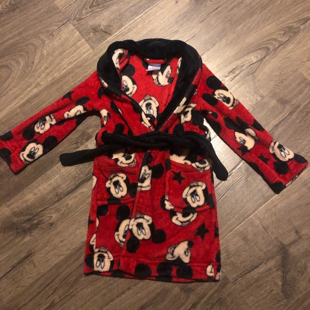 Mickey Mouse toddler boy 4 robe